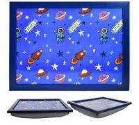 Geezy Space Lap Tray Cushioned Bean Bang Padded Laptop Tv Dinner Bed Tray