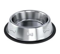GEEZY Stainless Steel Dog Bowl - 24cm Non Slip, Dishwasher Safe, Easy to Clean, Premium Metal, Suitable for Large, Medium, Extra Small Dogs