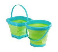 GEEZY The Magic Toy Shop Foldable Beach Bucket Water Sand Collapsible Bucket Sandpit Outdoor Beach Toys