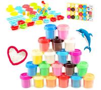 GEEZY The Magic Toy Shop Kids 62 Pieces Dough Kit Non Toxic Modelling Clay Arts And Crafts Kits For Kid