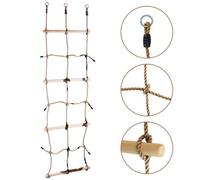 GEEZY The Magic Toy Shop Kids Climbing Net Sturdy Structure Rope Double Ladder For Outdoor Playground Fun
