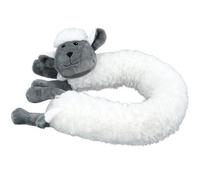 GEEZY The Magic Toy Shop White Sheep Novelty Draught Excluder Sheep Design Fabric Fleece Draft Door Stopper Cushion