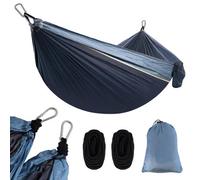 GEEZY Travel Hammock with Carry Bag - Durable 210T Nylon, Lightweight, Portable, Strong Ropes - Camping Hammock for Adults & Kids, Bushcraft & Wild Camping Equipment, Outdoor Adventure Gear