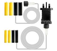 GEEZY Universal Battery to Mains Adapter with 3m Cable - AA & AAA Battery Eliminator Kit, Replaces 2x or 3x Cells - Power Supply Converter for Electronic Devices, Christmas LED Lights & Clocks