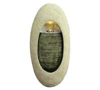 Geezy Water Feature Indoor Outdoor Led Fountain Waterfall Garden Decor (Wall)