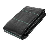 Geezy Weed Control Membrane Fabric Black 1 X 10 M Woven Garden Cover Blanket Water Permeable Tearproof Barrier