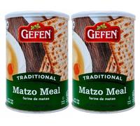 Gefen Matzo Meal 340g Resealable Canister (Pack of 2) Kosher