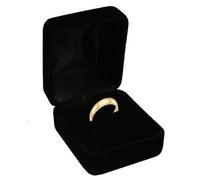 Geff House Black Velvet Ring Box