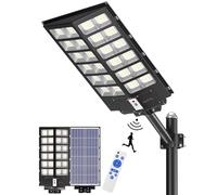 Gefolly SL-14000W Solar Street Light Outdoor, Solar Security Motion Lights | Solar Lights Outdoor, Commercial Parking Lot Lights, Dusk to Dawn Solar Flood Lights, Lamp for Basketball Court, Road, Yard