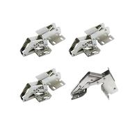 GEFONG 90 Degree Cabinet Flap Hinges Non-Damping for Kitchen RV Camper Van Motorhome Caravan Cabinet Doors Kitchen Cupboard Wardrobe Furniture Door Folding Hinge 4 Pcs