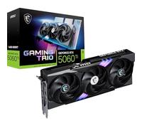 MSI NVIDIA GeForce RTX 5060 Ti 16G GAMING TRIO OC GDDR7 128bit Gaming Graphics card, Boost Clock up to 2662 MHz, PCIe Gen 5, DLSS 4, DP 2.1 x 3, HDMI 2.1 x 1, SFF Ready