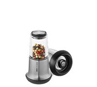 GEFU 34625 X-PLOSION Salt or Pepper Mill, Stainless Steel, Argent