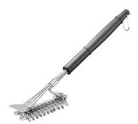 GEFU BBQ Barbecue Brush, Bristle-Free Grill Cleaning Brush with Power Spirals and Integrated Scraper
