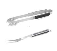 Gefu Bbq Grill Tongs And Fork Set Stainless Steel