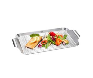 Gefu Bbq Large Grill Pan Stainless Steel Grilling Tray