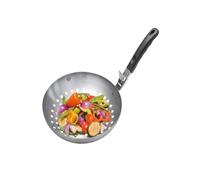Gefu BBQ Stainless Steel Wok with Removable Handle 28 cm in Silver Gefu Silver