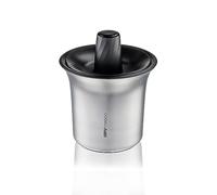 GEFU Conscio Coffee Ground, Black/Silver, 12.1 x 12.1 x 14.3 cm