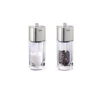 Gefu Dueto Salt & Pepper Mill Set Adjustable Ceramic Grinder (2 Pcs)