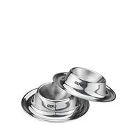 Gefu Egg Cup OVO 2 Pack - Egg Cup Round Stackable Egg Cup Egg Stand Stainless Steel