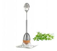 GEFU Egg Topper OVO Stainless Steel with Integrated Salt Shaker | Boiled egg shell cutter; 6.7 in