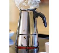 Gefu Emilio Espresso Maker 2 Cup Stainless Steel Percolator Black