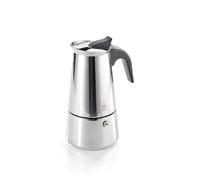 Gefu EMILIO Modern Espresso Maker for Induction & Gas Hobs - 4 Cups in Silver Gefu Silver