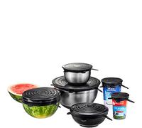 GEFU Flexifresh 12765 Silicone Lid Set of 6 Plastic Grey