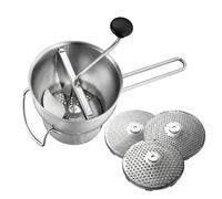 Gefu Flotte Lotte Food Mill With 3 Interchangeable Discs Stainless Steel