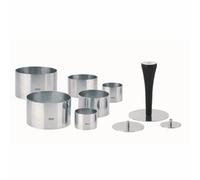 Gefu Formidable Cooking Ring Set 10 Piece Stainless Steel Plating Set