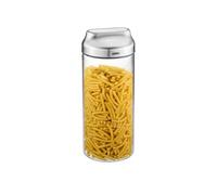 GEFU KIPPO Storage Jar 1300 ml Glass Container with Tilt Lid and Aroma Protection, Airtight, Ideal for Dosing Sugar, Flour, Cereal, Pasta, Dry Goods