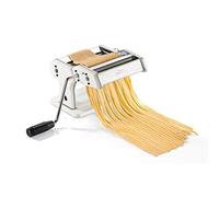 Gefu Pasta Machine Pasta Perfetta, Noodle Machine, Pasta Maker, Changeable Attachments, Stainless Steel, White, 89206