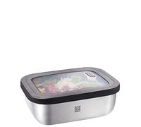 Gefu PROVIDO Food Storage Container 1,300 ml, Rectangular, Cold and Heat Resistant, Intelligent Storage Control via App