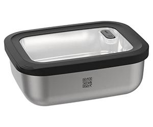 Gefu PROVIDO Food Storage Container Rectangular 2,600 ml - Airtight, Leakproof, Microwave-Safe with Smart QR Code