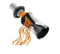 Gefu 13780 Sprielli 2.0 - Spiralizer for Vegetables - Vegetable Zucchini Slicer - Stainless Steel