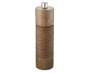 Gefu Tedoro Manual Salt or Pepper Grinder in Brown Rubber Wood 18 cm Gefu Brown