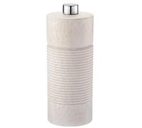 Gefu Tedoro Manual Salt or Pepper Grinder in White Rubber Wood 18 cm Gefu White
