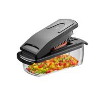 Gefu Treppo Vegetable & Fruit Cutter With 2 Blade Inserts 1L Container