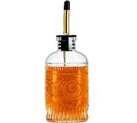 Gegewawa Glass Coffee Syrup Dispenser Bottles 7 OZ, Simple Syrup Bottles with Metal Pour Spout, Syrup Dispenser for Coffee Bar Accessories for Maple Honey Syrup Oil and Sauces