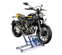 gegeweeret Hydraulic Motorcycle Lift, Maximum load 680kg / 1500lbs, Adjustable height 11.5-37.5cm/4.5-14.8inch, Motorcycle Lifter Hydraulic Hoist Table Stand Bike Clean Repair Assist (Blue)