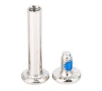 Gegong 10 pcs Inline Skate Screws Replacement Skating Wheel Axles Fittings Skate Hardware Inline Skating Screw Wheel Screw Axle Replacement (Inner length 31mm)