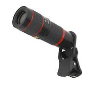 Gegong 20X Telephoto Lens, Long Focus Zoom Lens, Smartphone Camera Lens, Tablet PC Lens with Clip Mount, HD Optical Black Accessory