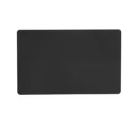 Gegong 50 Pieces 4 Colors Blank Metal Business Cards Engravable Visiting Name Cards Smooth face Business Card Blanks for Marking (Black)