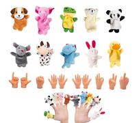 GegXcn 20 PCS Finger Puppets for Toddlers, Baby Party Bag Fillers, Nursery Rhyme Toys Gift, Educational Hand Puppets for Kids, Christmas Stocking Stuffers, Easter Favors