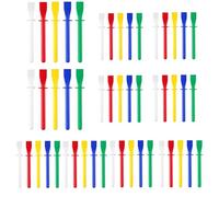 GegXcn 50 PCS Glue Spreader, Bright Coloured Plastic Spatula Sticks, for Kids' Art, Craft & School Projects, Long Handle Design for Smooth and Even Glue Distribution