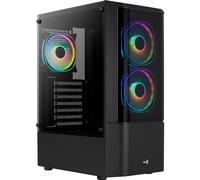 GEH AeroCool Midi Quantum v3 Black MicroATX/ATX/MiniITX, Quantum-G-BK-v3