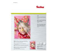 Geha 100x Laminating Pouches DIN A3 2x80 Micron Clear Gloss Hot Laminating