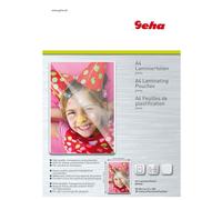 Geha 100x Laminating Pouches DIN A4 Hot Laminating Film Clear 80 Micron