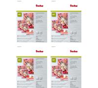 Geha Laminating Film Set DIN A4 A5 10x15cm Clear Hot Lamination 100 Pcs