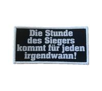 Gehasst Verdammt Vergöttert Sew-On / Iron-On Patch Suitable for Böhse Onkelz Fans, Patches Rocker Iron-On Patch German Rock Biker (SDS (10 x 5 cm)