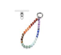 GEHECRST Universal Mobile Phone Chain Short Chakra Mobile Phone Pendant Mobile Phone Beads Lanyard Chakra Beads Hand Strap Mobile Phone Lanyard Removable Suitable for Any Mobile Phone, Smartphone and